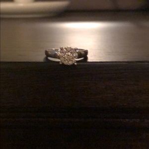 COPY - 1/2 carat diamond ring in sterling silver